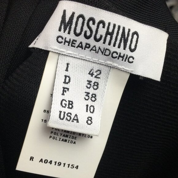 Moschino cheap and chic Black Midi Dress 8 - Picture 10 of 12